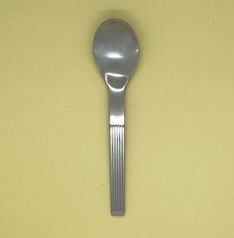 Dansk 'THEBE' Stainless Steel Flatware Set - Satin Finish, Made In Korea, Pattern By Gunnar Cyren, Used Condition