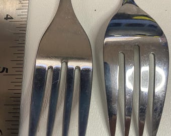 Oneida My Rose Pattern Salad Forks