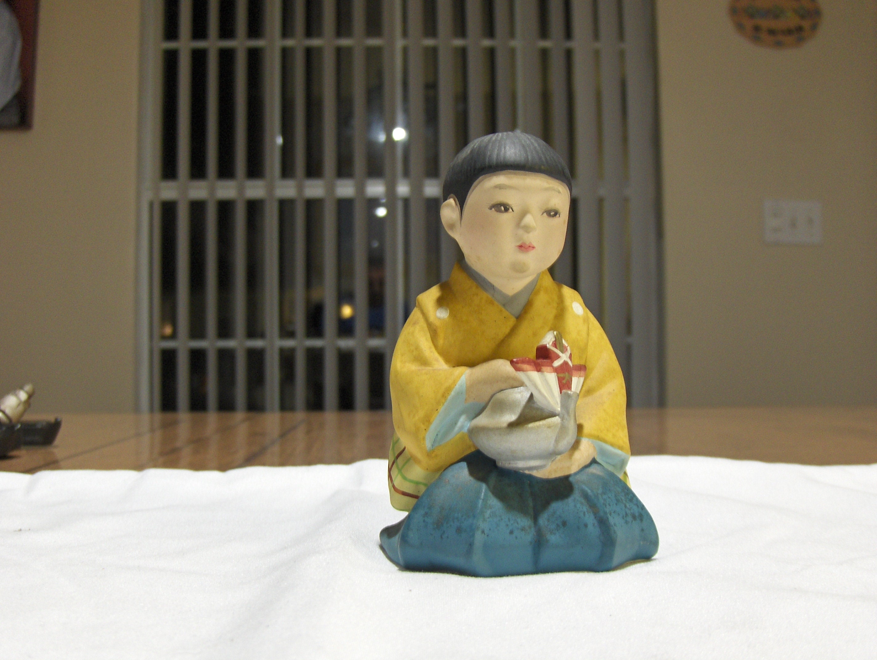 Japanese Hakata Urasaki Clay Doll Washable Child Figurine Japan Etsy