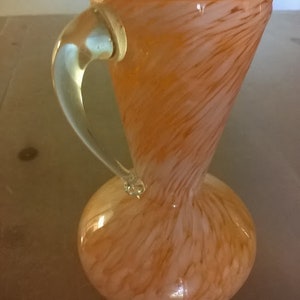 Vintage Blenko Tangerine Vase