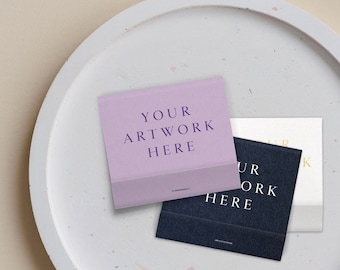 Foil Printed Matchbooks: Custom Artwork Wedding Favors, 30-Strike