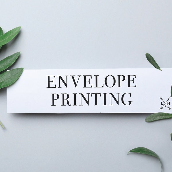 Envelope Printing  |  Wedding Invitation Envelope Printing for Outer and Reply Envelopes