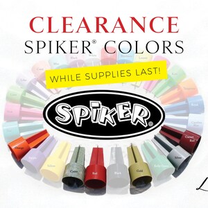 CLEARANCE Blank SPIKER® -- Limited Colors  |  Garnet Red, Silver, Gold, Red, Camo (has pink specs), Orange  |  Beach Drink Holder