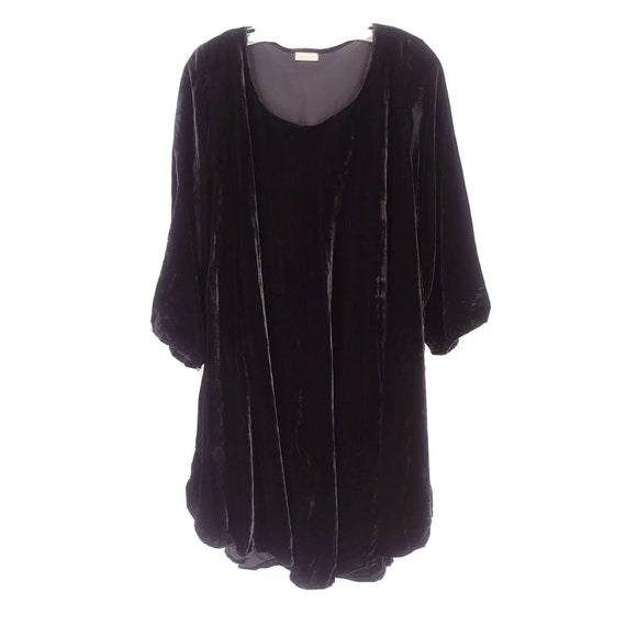 Laise Adzer womens Vintage 1980's Velvet Boho Lage
