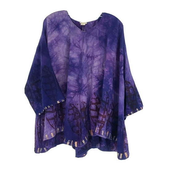 Laise Adzer womens Vintage 1980's Hand Painted Sil