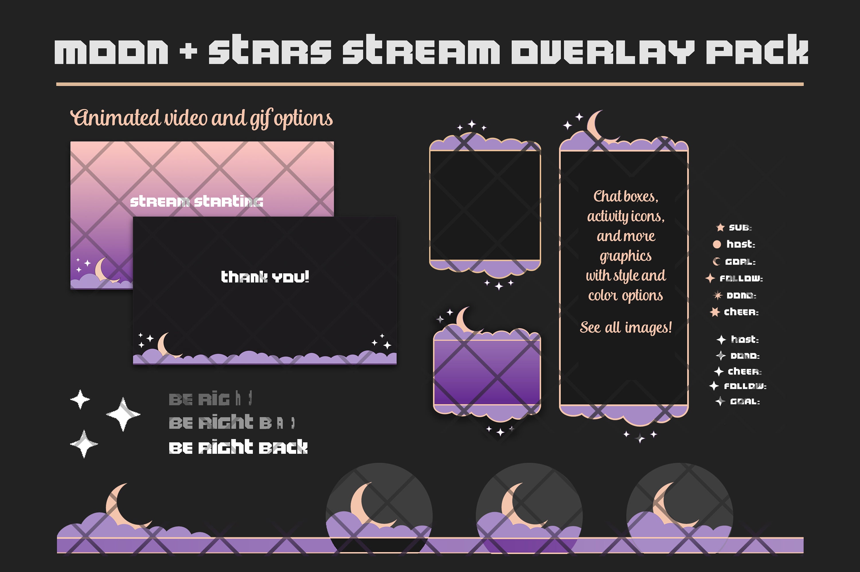 Make you a twitch overlay by Motioonnz