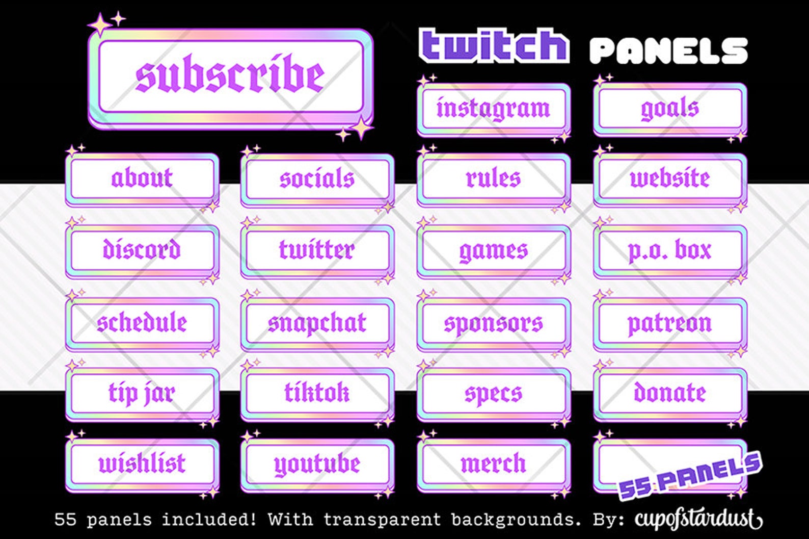 Pink Sparkles Twitch Streamer