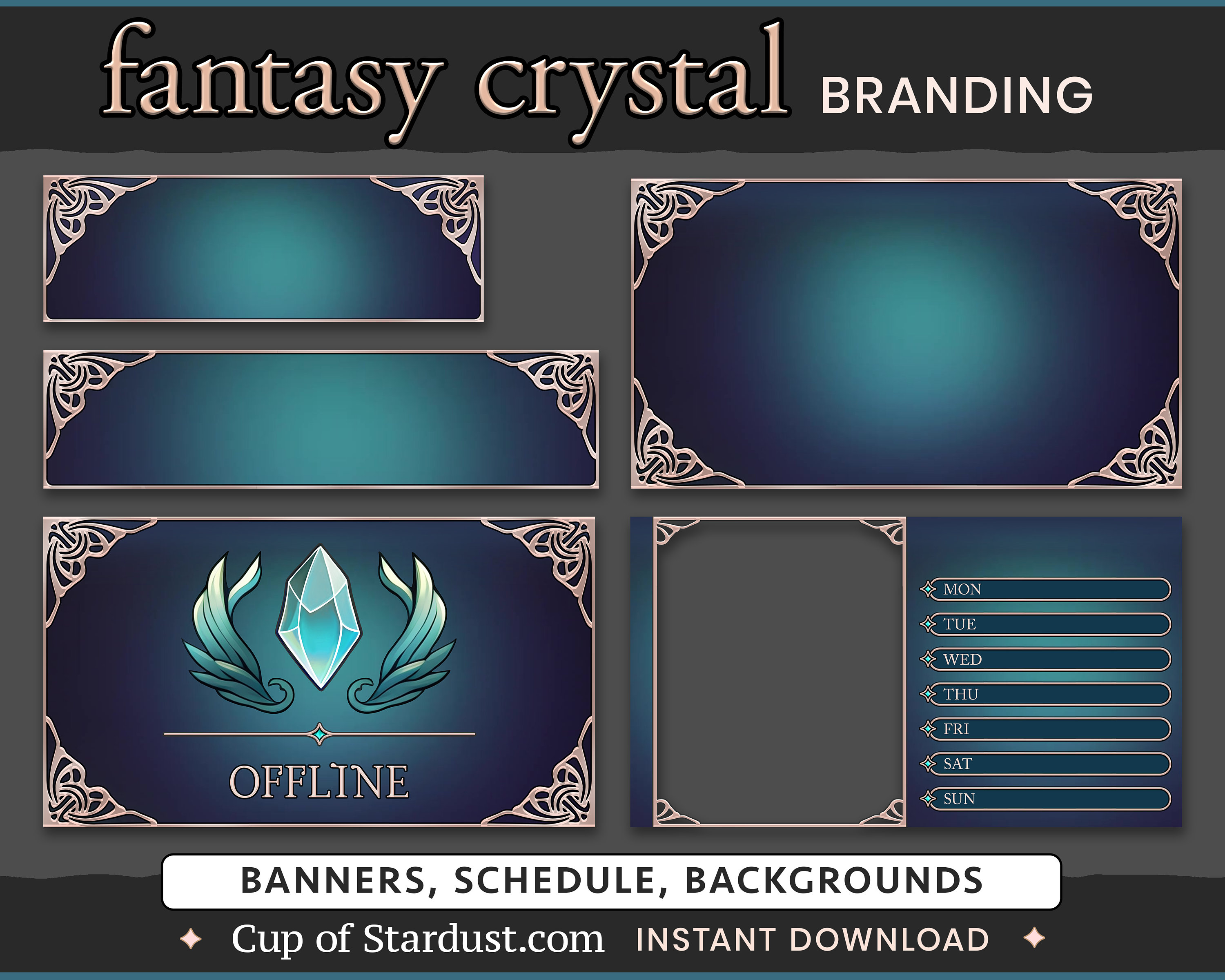 Animated Crystal Stream Bundle