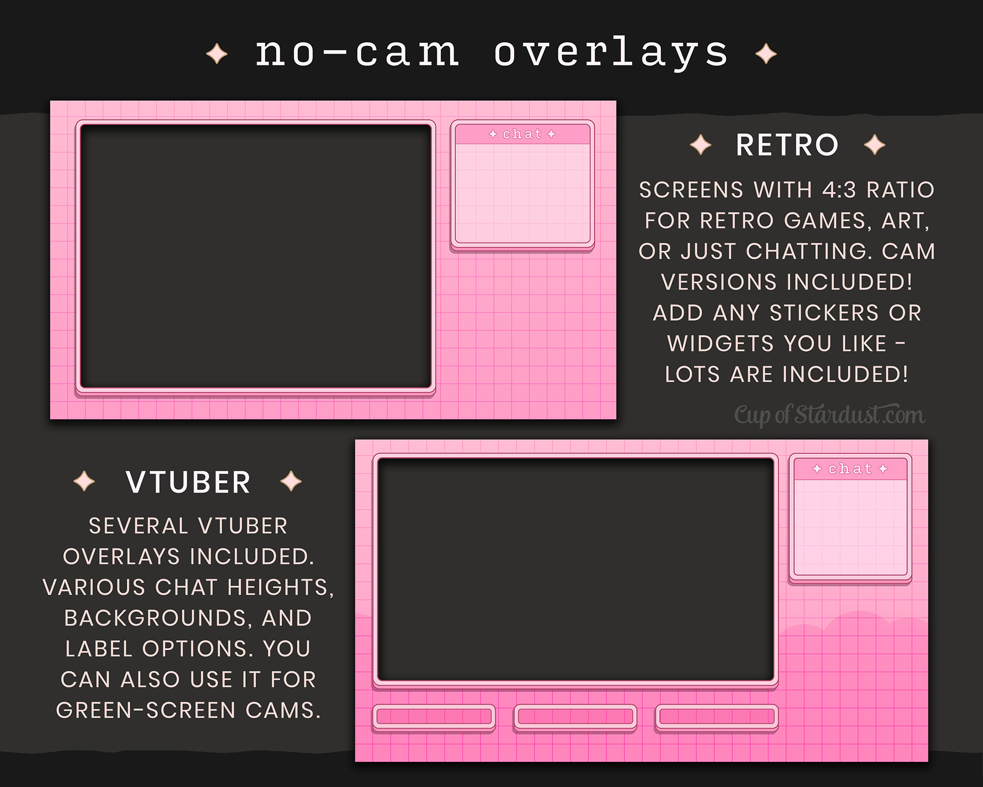 Chat Box Twitch Overlay Sakura Cherry Blossom (Download Now) 