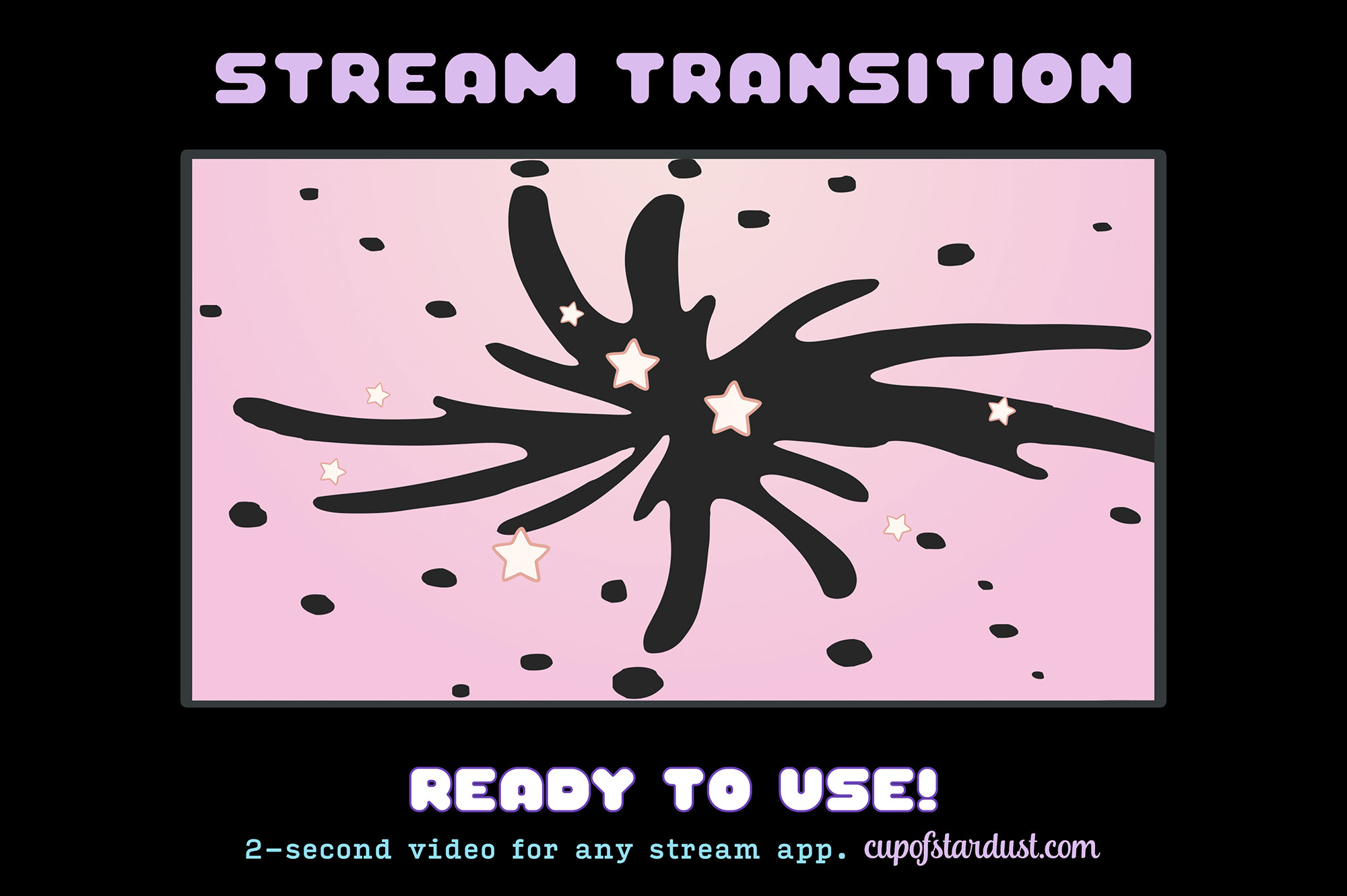 Twitch Streamer Pink Sparkles