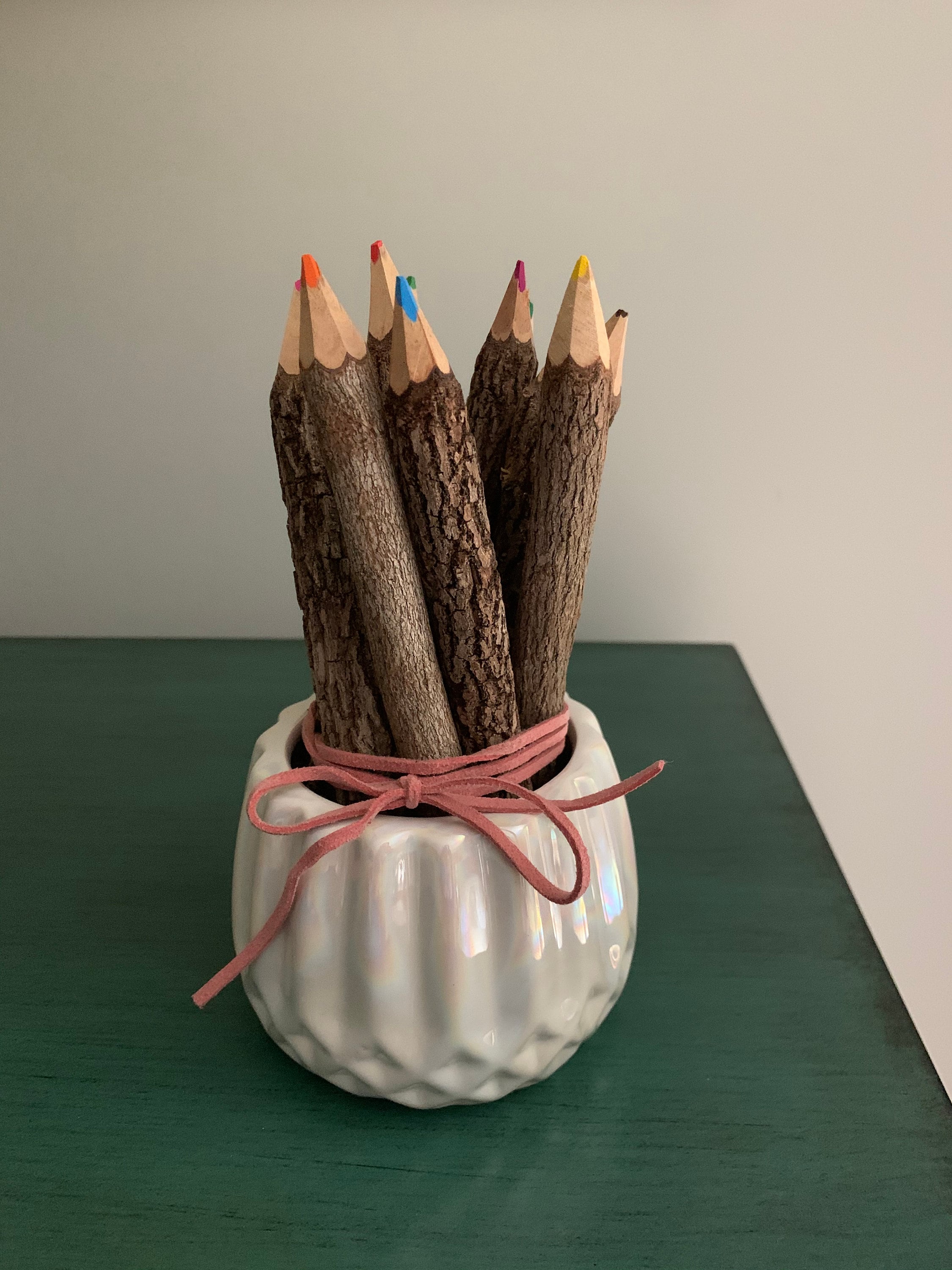 Colored Pencil Vase Etsy