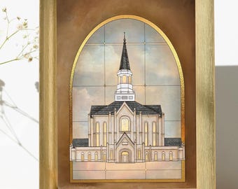 Taylorsville Utah Temple Print: LDS Religious Home Decor (Digital Download)