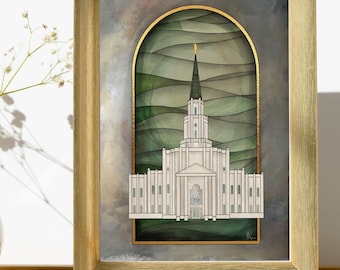Houston Texas Temple Print: LDS Wall Art (Digital Download, Multiple Sizes)