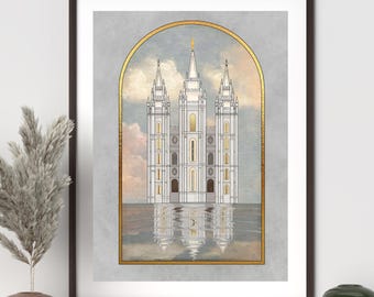 Salt Lake Temple Art Print: LDS Wall Decor (Digital Download)