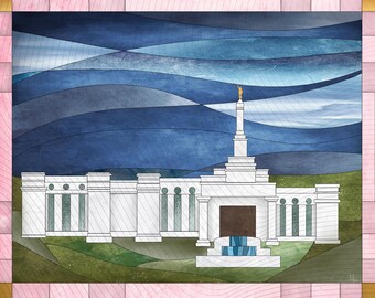 Kona Hawaii Temple Print: LDS Wall Art (Digital Download)