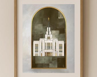 Saratoga Springs Utah Temple Print: LDS Wall Art (Digital Download)