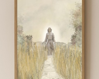 Jesus Christ Walking LDS Art Print (Digital Download)