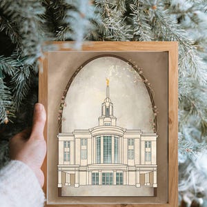 Payson Utah Temple-LDS Digital Download - Printable Mormon Temple Art - Instant Download - Church Gift - Modern Temple Wall Art