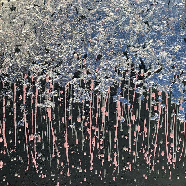 Pink Grey Wall Art Etsy UK