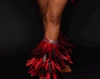 Tobilleros de Carnaval Personalizables con Plumas (Botines)