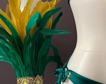 Puños de plumas para muñecas