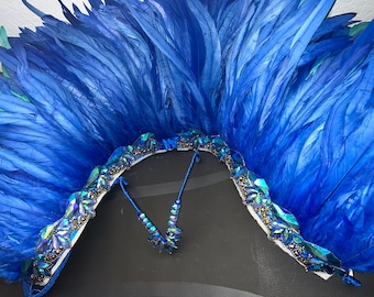 Chal de plumas personalizable