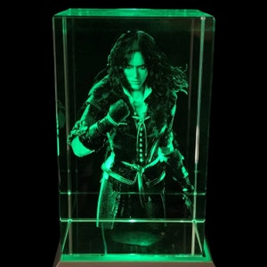 3D Yennefer Crystal LED Light: The Witcher Collectible