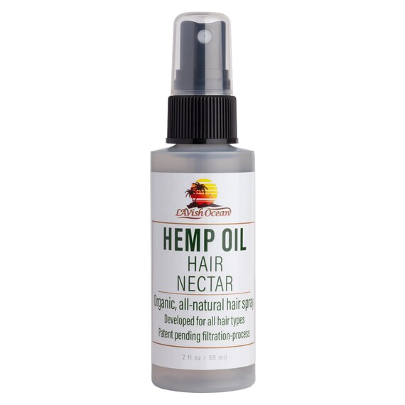 Hemp Oil Hair Nectar 2 Oz Etsy