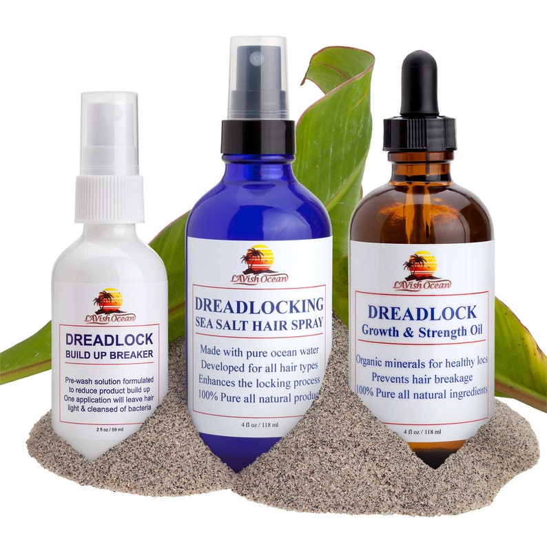 Dreadlocking Sea Salt Hair Spray Made with pure ocean water Etsy