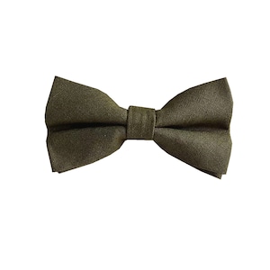 Army Green linen bow tie,Green wedding necktie, linen necktie, groomsmen necktie, necktie, bow tie for men