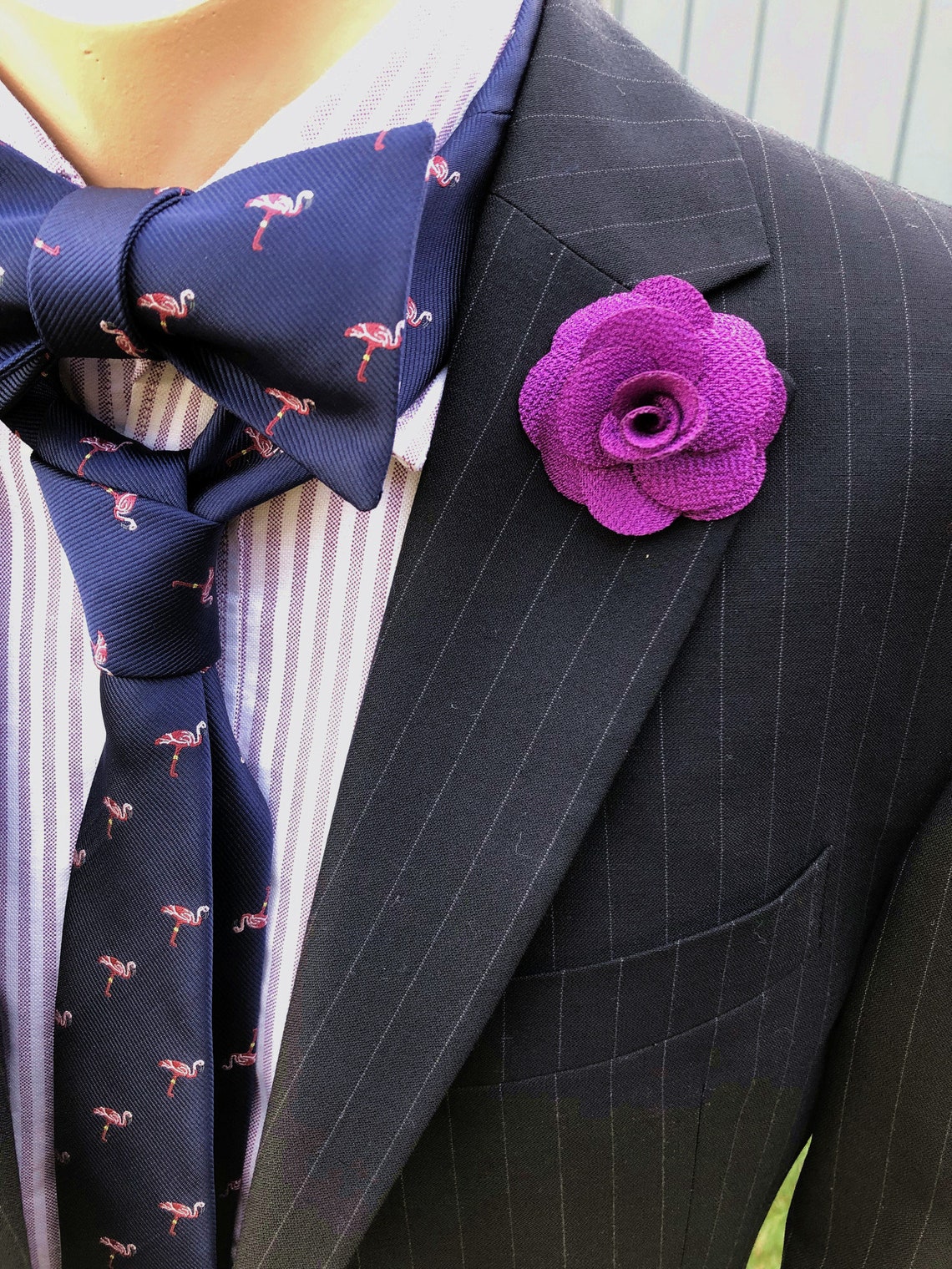 5.5cm Blush Pink Rose Flower Lapel Pin Men Wedding Accessories | Etsy