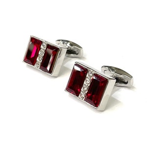 Rote Rubin Manschettenknöpfe Gold Manschettenknöpfe Hochzeit Manschettenknöpfe Geburtstag Geschenk Vatertag