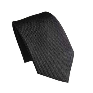 Black Skinny Tie | Solid Black Skinny Necktie | Narrow Skinny Mens Tie in Black