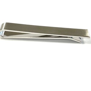 Brushed Silver Tie Bar