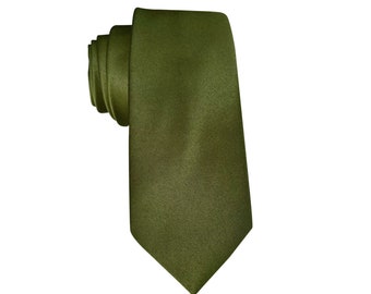 Olive Green Wedding Tie, Men's Necktie Olive Green , Men's Satin Pocket Square, Green Bow tie, Olive Green Kids Bow tie,Wedding Gift