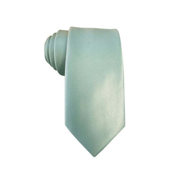 Agave Wedding Tie, Men's Necktie Agave, Men's Satin Pocket Square Sage, Agave Bow tie, Agave Kids Bow tie,Wedding Gift Necktie only