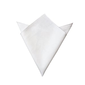 Off white Linen Pocket Square Mens Handkerchief Wedding Hanky