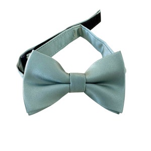 Agave Wedding Tie, Men's Necktie Agave, Men's Satin Pocket Square Sage, Agave Bow tie, Agave Kids Bow tie,Wedding Gift Kids bow tie