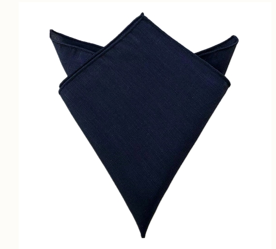 Fazzoletto Quadrato Tascabile Hanky Tessuto Semplice A Scacchi - Foto 7