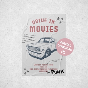 Punk 57: Misha and Ryen Drive In Movie Digital Poster