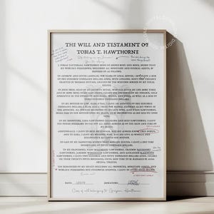 The Inheritance Games Will Digital Poster