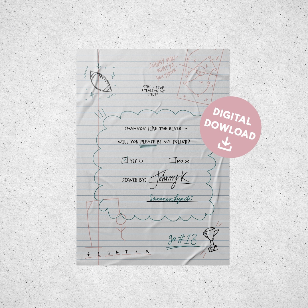 Johnny and Shannon Binding 13 Friends Poster Boys of Tommen Series