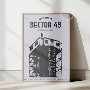 Shatter Me: Sector 45 Digital Poster Minimal