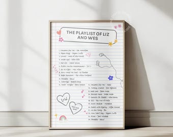 Wes and Liz Playlist: Better Than The Movies Minimal Poster