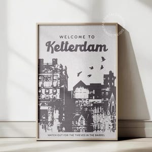 Welcome to Ketterdam Six of Crows Poster Minimal