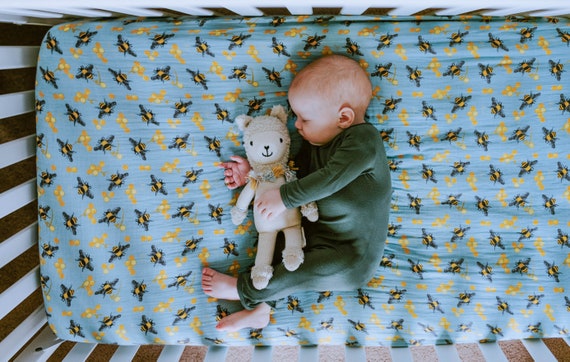 muslin crib sheets girl