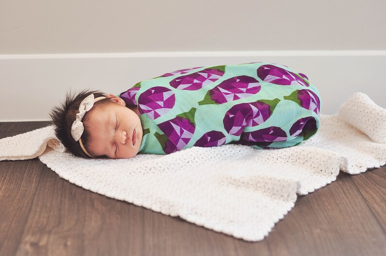 etsy muslin swaddle