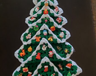 Granny Square Christmas Tree Pattern - PDF format