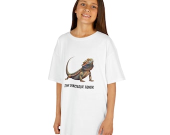 Kids Tiny Dinosaur Tamer Bearded Dragon Shirt