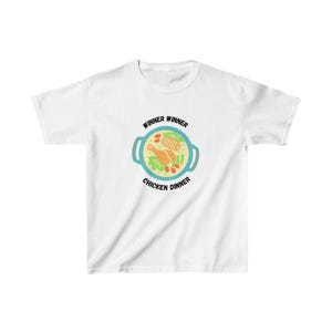 Winner Winner Chicken Dinner Kids Funny Tee